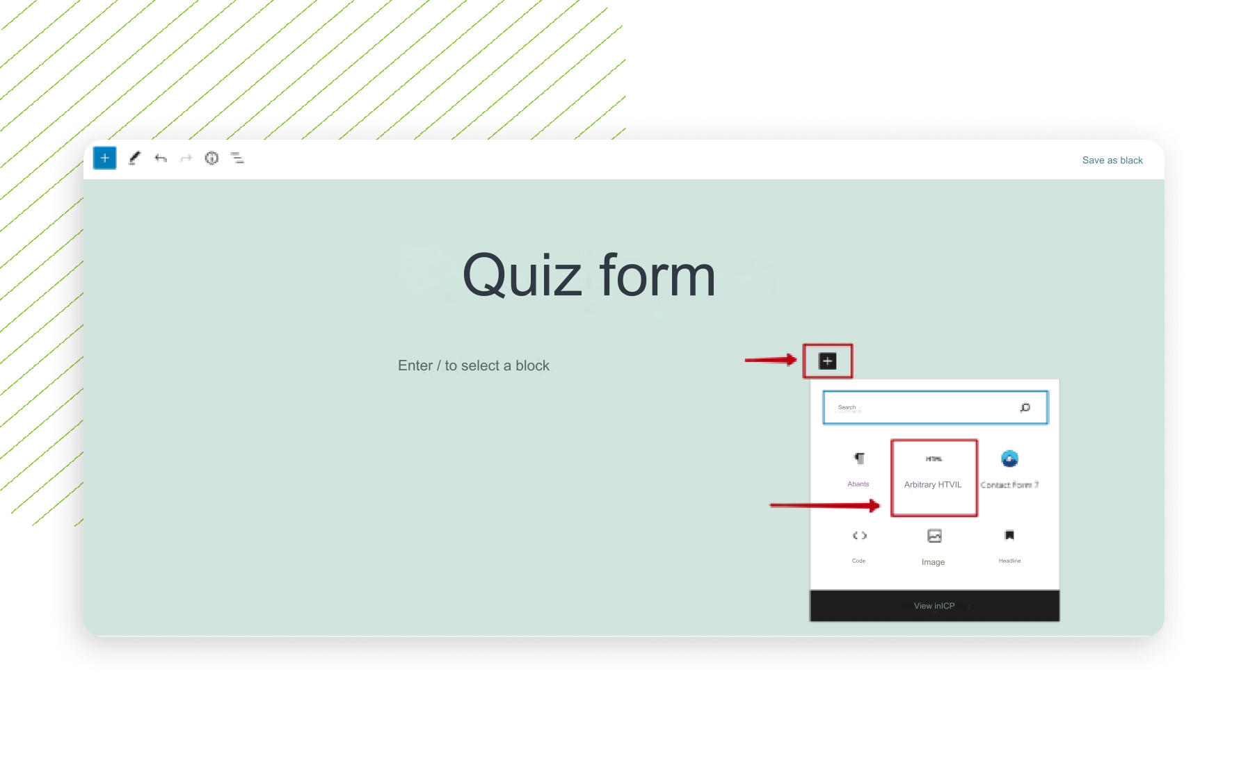 Quiz for WordPress | QForm Designer